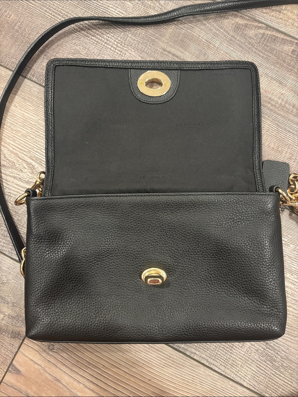Coach Crosstown Pebbled Leather Crossbody Bag - Picture 6 of 11